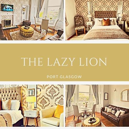The Lazy Lion - Spacious 2 Bedroom - Town Centre Holiday Home Apartment Port Glasgow Exterior photo